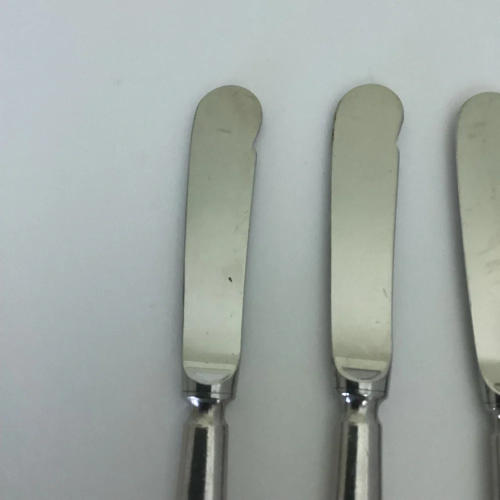 Christofle Hotel Knife Spreader Silverplated Set Of Five France Albi ?